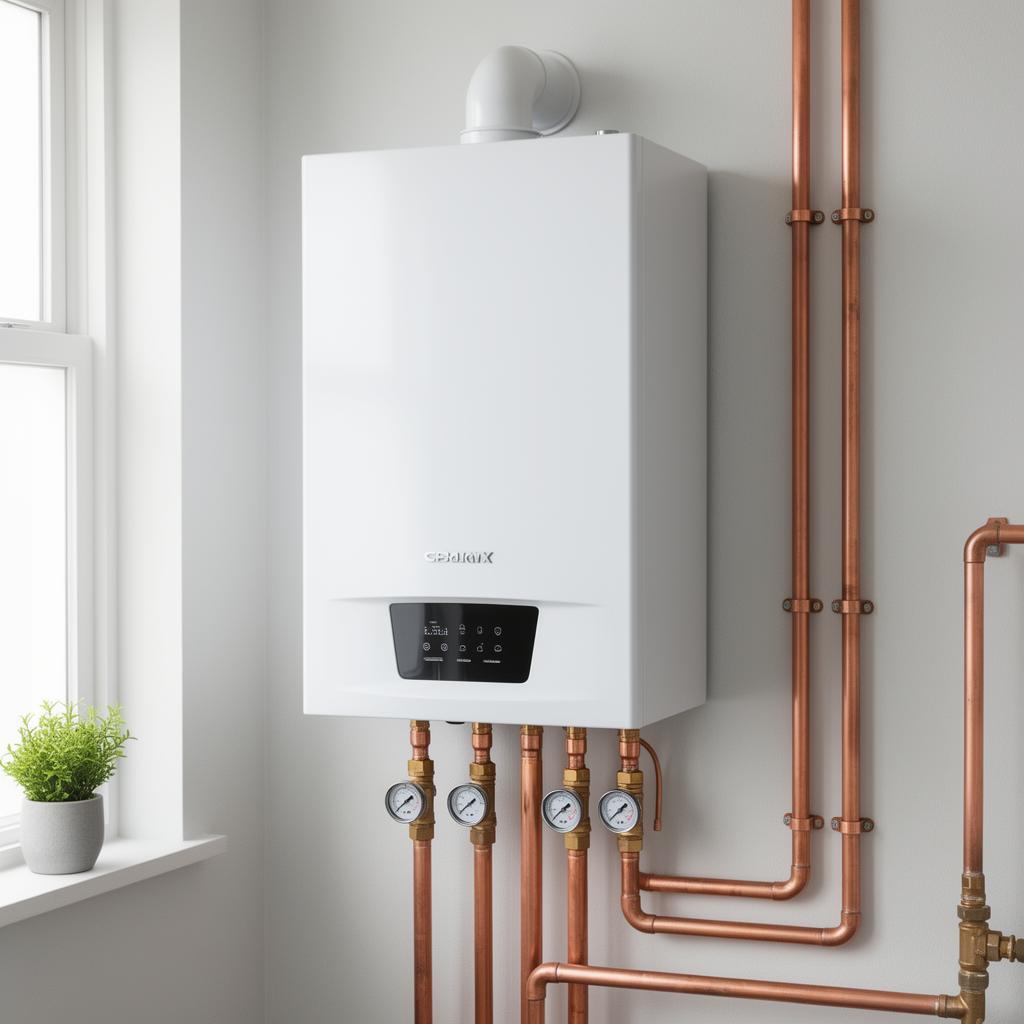 Installation chauffe-eau moderne